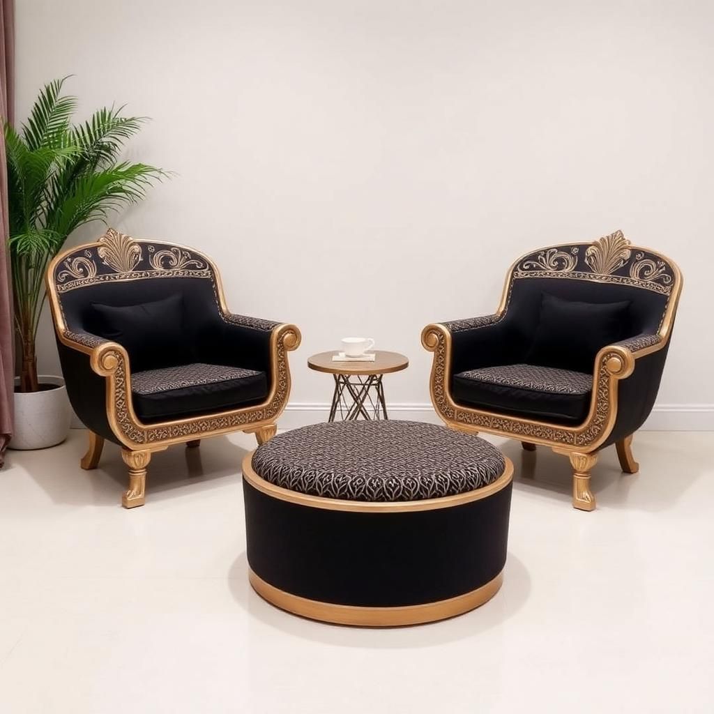 Chairs and Ottomans