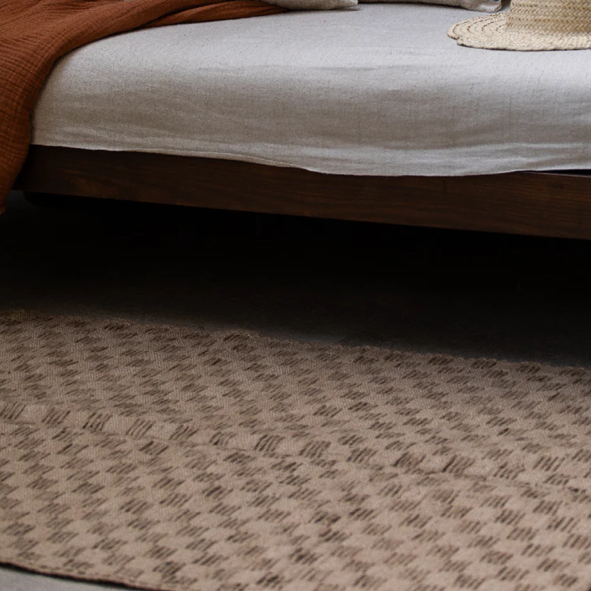 Kiliim Checkered Jute Rug