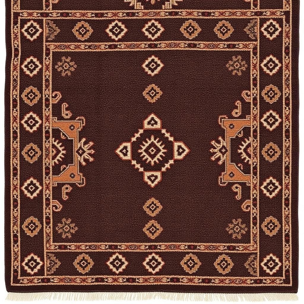 Brown Wool Rug