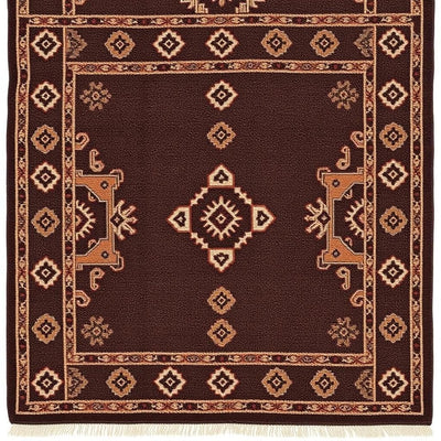 Brown Wool Rug